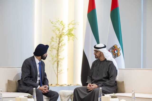 محمد بن زايد يبحث مع رئيس «البنك الدولي» مختلف جوانب التعاون