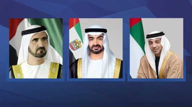 رئيس الدولة ونائباه يهنئون رئيس الأرجنتين باليوم الوطني