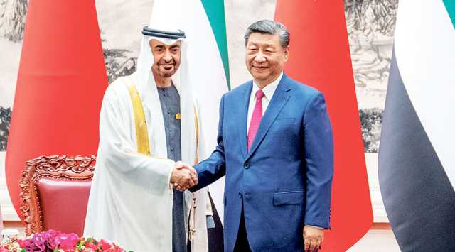 الإمارات والصين في بيان مشترك: بناء مجتمع المستقبل المشترك للبشرية