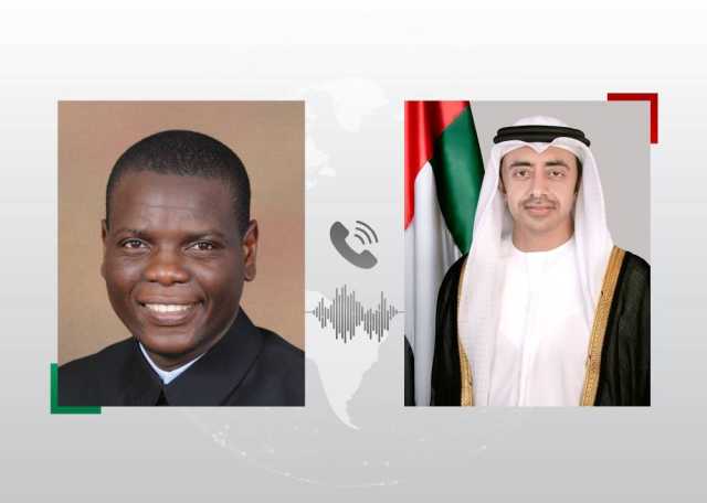 عبد الله بن زايد يبحث العلاقات الثنائية مع وزير العلاقات الدولية في جنوب إفريقيا