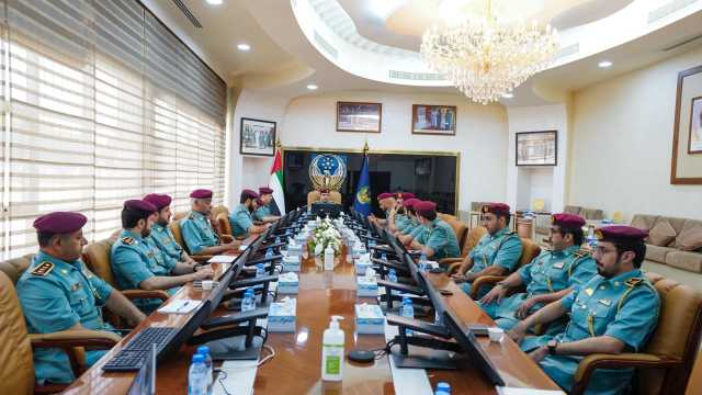 نائب قائد عام شرطة عجمان يشيد بتحقيق الاستباقية