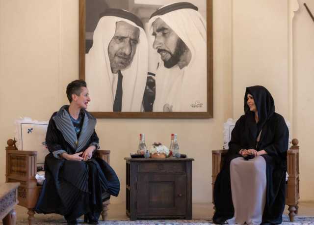 لطيفة بنت محمد تلتقي لينا الغطمة.. وتؤكد: «نوابغ العرب» تبرز إبداعات المتميزين