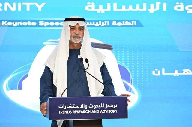 نهيان بن مبارك: رئيس الدولة يسعى لمجتمع عالمي يتسم بالخير