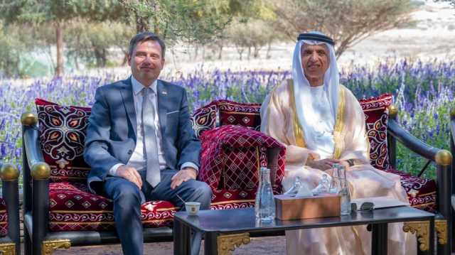 سعود بن صقر يبحث العلاقات الثنائية مع المجر