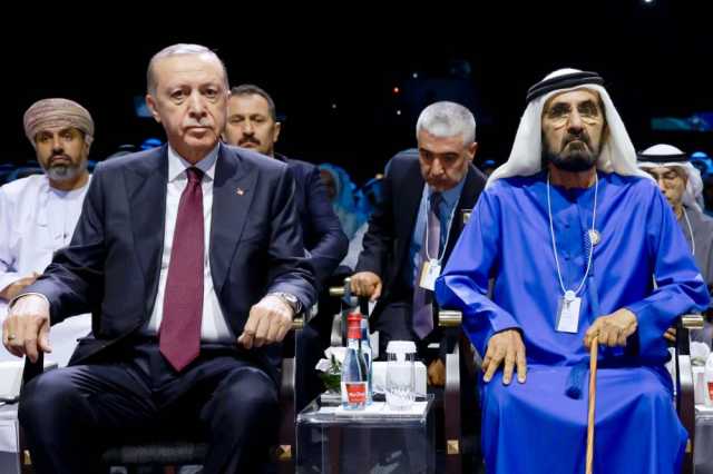 محمد بن راشد يلتقي الرئيس التركي ويشهد جلسته الرئيسية خلال القمة العالمية للحكومات
