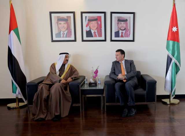 غباش والصفدي يبحثان تعزيز العلاقات البرلمانية الإماراتية - الأردنية