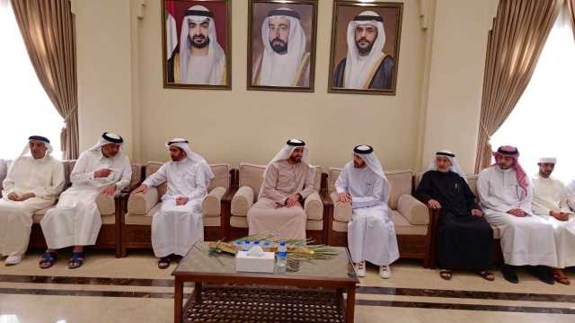 هيثم بن صقر القاسمي يعزّي في وفاة سعيد المرّي