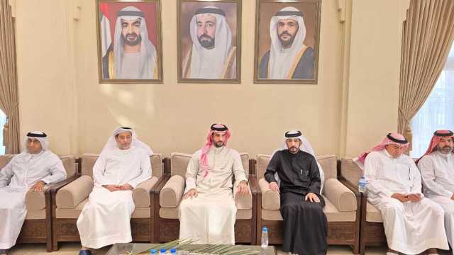 سلطان بن أحمد يعزّي في وفاة سعيد المرّي