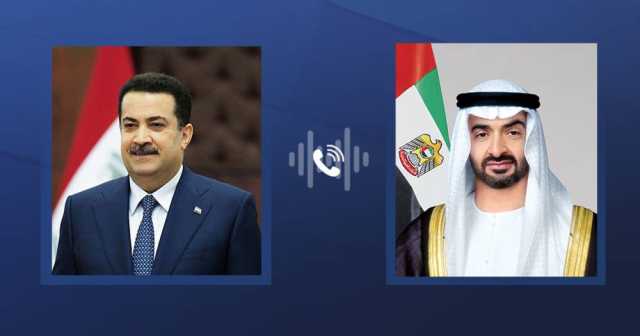 محمد بن زايد يتبادل التهاني هاتفياً بشهر رمضان مع رئيس الوزراء العراقي