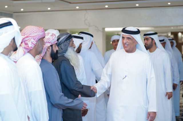 سعود بن صقر يواصل استقبال المهنئين بشهر رمضان المبارك