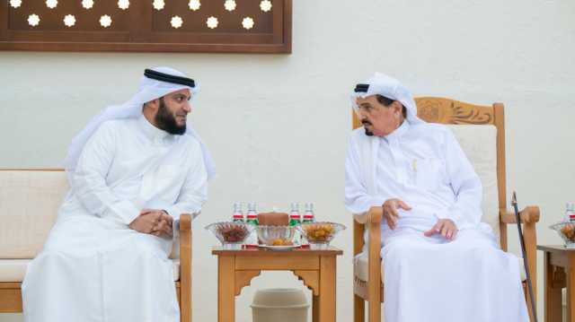 حميد بن راشد وولي عهده يتقبلان التهاني من ضيوف «رمضان عجمان» والمهنئين بالشهر الفضيل