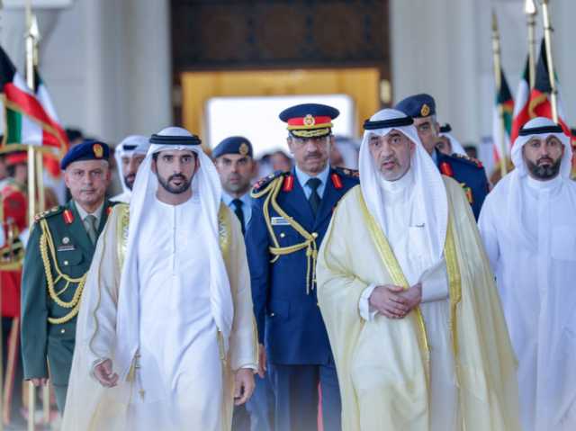 حمدان بن محمد يغادر الكويت بعد زيارة رسمية