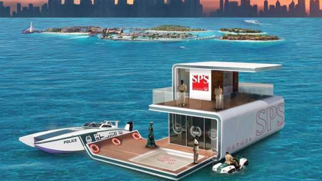 أول مركز شرطة عائم في دبي بخدمات ذكية مبتكرة