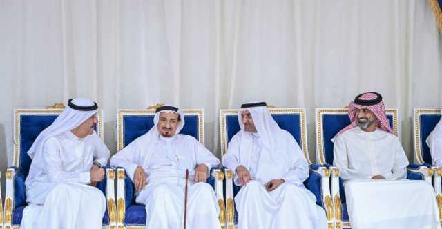 النعيمي يتقبل تعازي الشرقي والمعلّا في وفاة الشيخ أحمد النعيمي