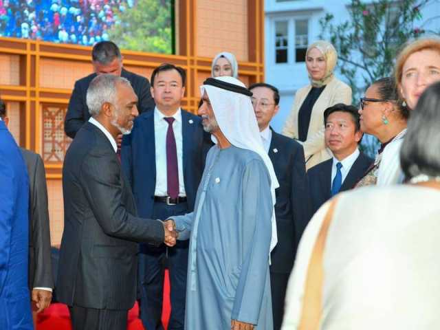 أحمد الجروان يحضر حفل تنصيب رئيس المالديف ونائبه