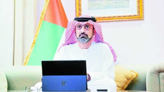 عمار النعيمي يحضر حفل استقبال بزفاف نَجليْ ماجد القاسمي