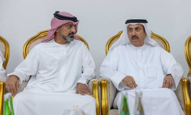 عمار النعيمي يُعزّي في وفاة والدة صقر غباش