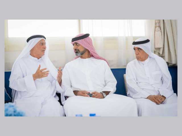 ولي عهد عجمان يعزي في وفاة محمد عبدالله السعيدي