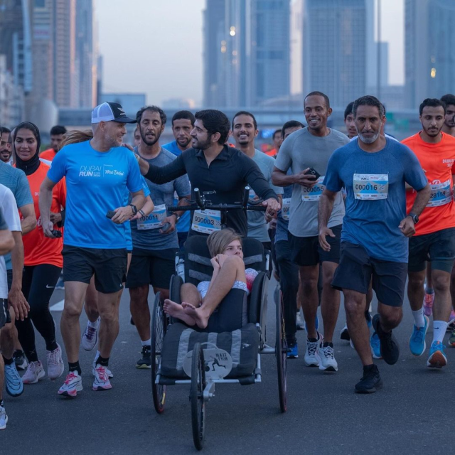 حمدان بن محمد: شكراً لجميع من شاركوا في تحدي دبي للجري