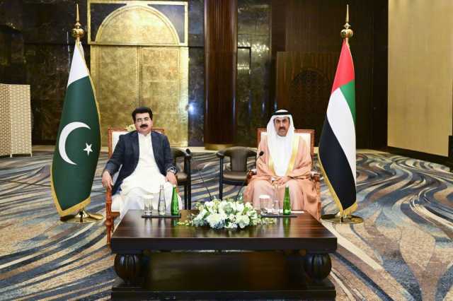غباش ورئيس مجلس الشيوخ الباكستاني يؤكدان عمق علاقات البلدين الأخوية والتاريخية
