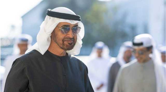 محمد بن زايد يستقبل ضيوف برزة قصر البحر