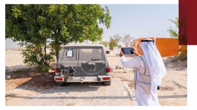 زيارات توعية لإزالة المركبات المهملة في الظفرة