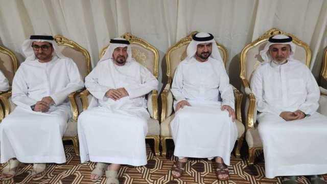عبدالله بن سالم يعزي في وفاة فاطمة هندي الشامسي بالشارقة