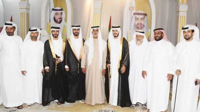 وزير التسامح يحضر أفراح المنهالي في الوثبة