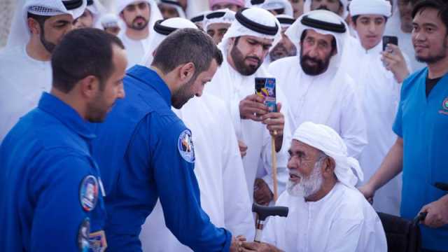 حفل استقبال كبير لسلطان النيادي بمنطقته «أم غافة» في العين