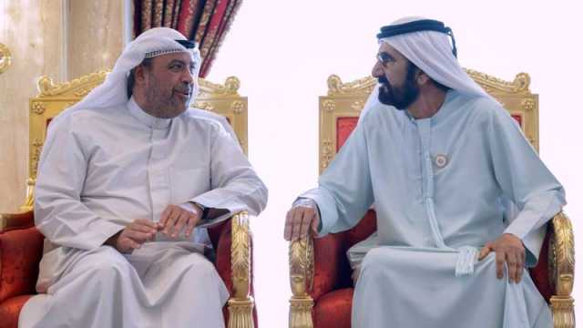 محمد بن راشد وأحمد الصباح يبحثان الروابط التاريخية