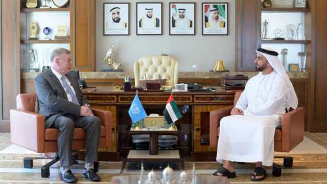 سيف بن زايد و مساعد الأمين العام لسيادة القانون والمؤسسات الأمنية في الأمم المتحدة يبحثان التعاون المشترك