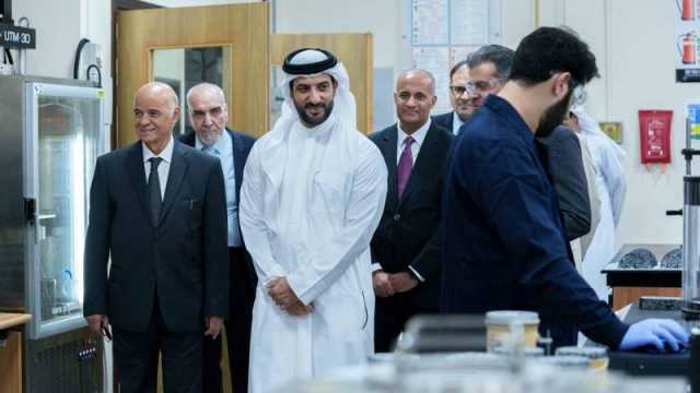 سلطان بن أحمد يدشن عدداً من المختبرات العلمية في جامعة الشارقة