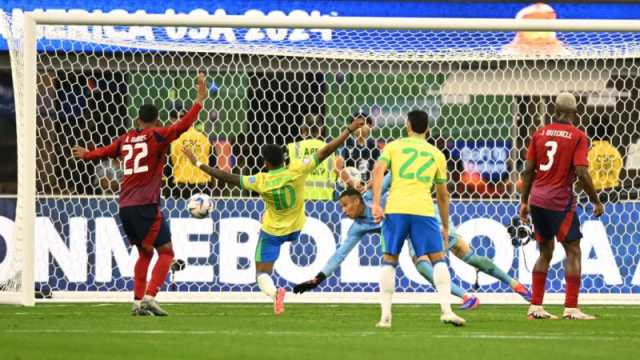 تعادل سلبي بين البرازيل وكوستاريكا