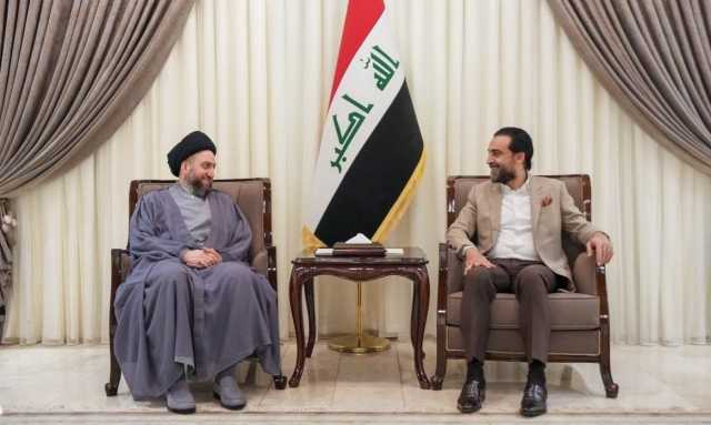 الطباطبائي عمار يؤكد للحلبوسي دعم مرشحه لرئاسة البرلمان