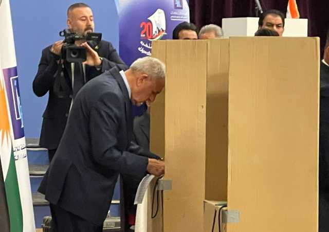 رشيد يدلي بصوته لانتخابات برلمان الإقليم