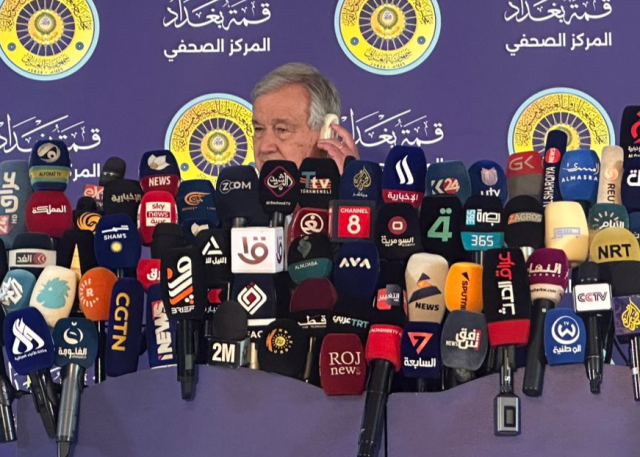 غوتيريش:إنتهاء بعثة الأمم المتحدة في العراق نهاية العام الحالي
