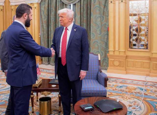 ترامب والشرع ..التطبيع مع إسرائيل خطوة في صالح الاستقرار الإقليمي