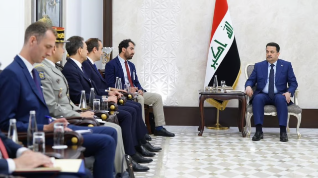 العراق وفرنسا يؤكدان على تعزيز العلاقات الأمنية والعسكرية بين البلدين