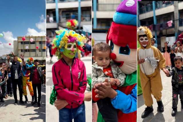 جراح أطفال غزة لم تمنعهم من تأليف فرحتهم بعيد الفطر