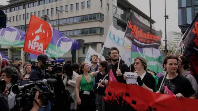 طلاب باريس يحتجون على طردهم من مساكنهم خلال الألعاب الأولمبية