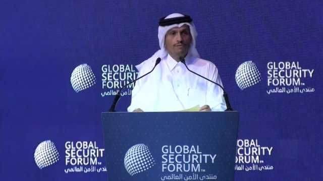 رئيس الوزراء القطري يطالب بتكثيف الجهود لإنهاء الحرب على غزة