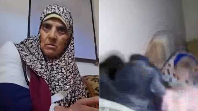 شاهد.. كلب بوليسي إسرائيلي ينهش مسنة فلسطينية في جباليا