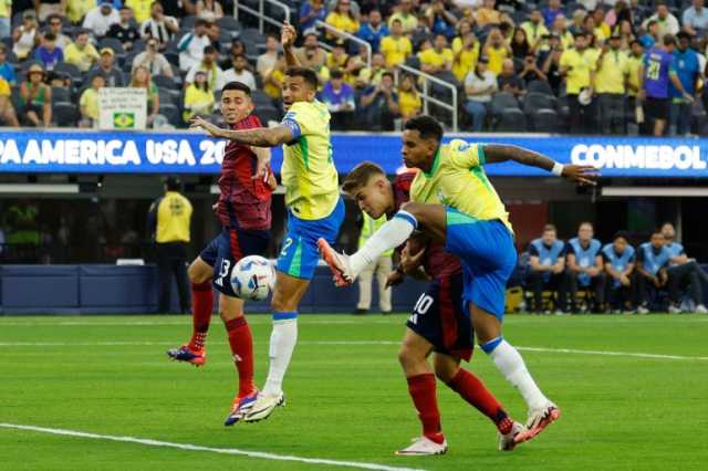 البرازيل تتعثر أمام كوستاريكا في مستهل مشوارها بكوبا أميركا