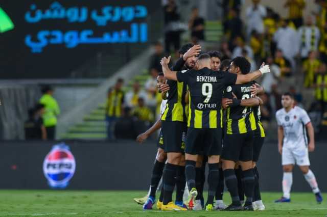 حمد الله يقود الاتحاد للفوز على الرياض في عودة بنزيمة