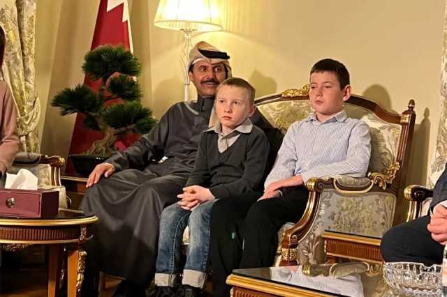 عودة أطفال أوكرانيين من روسيا بوساطة قطرية