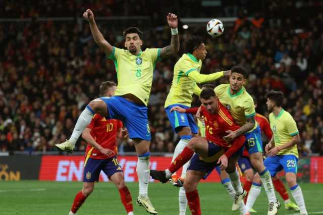 فوز فرنسا وألمانيا وتعادل إسبانيا مع البرازيل وإنجلترا مع بلجيكا وديا
