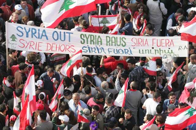 ثورة الأرز 14 آذار.. الانتفاضة التي أنهت 30 عاما من الوجود السوري في لبنان