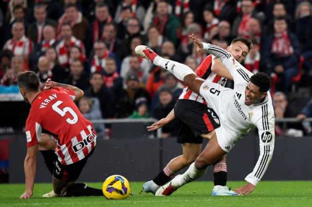 موعد مباراة ريال مدريد ضد أتلتيك بيلباو في الدوري الإسباني والقنوات الناقلة