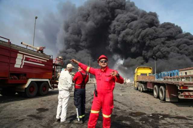 توقيف شخصين في إيران على خلفية الانفجار في ميناء رجائي