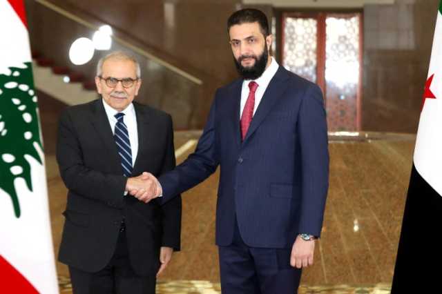 رئيس الوزراء اللبناني يلتقي الشرع في أول زيارة لدمشق